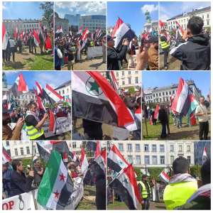 الأحوازيون في المنفى يحيون الذكرى المئوية على الاحتلال الايراني للأحواز في العاصمة بروكسل