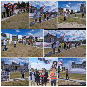 Déclaration finale de la manifestation ahwazie devant le Bundestag allemand
