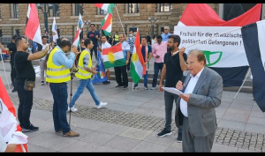 Ansprache auf der ahwazischen Demonstration am 24. Juli 2021 in Hamburg
